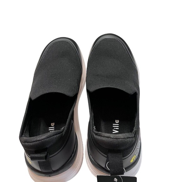 FitVille Women/Men Recovery Slip On Casual Comfort Shoes BriskWalk Black 8/6.5W - Picture 4 of 11